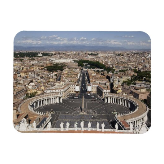 St Peters Square, Rome Magneet (Horizontaal)