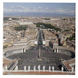 St Peters Square, Rome Tegeltje