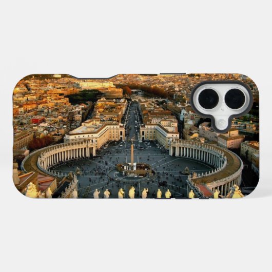 St. Peter's Square Vaticaan iPhone Hoesje (Achterkant horizontaal)