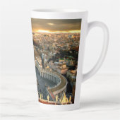 St. Peter's Square Vaticaan Latte Mok (Rechts)