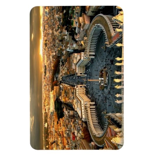 St. Peter's Square Vaticaan Magneet (Verticaal)