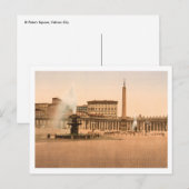 St. Peter's Square, Vaticaanstad Briefkaart (Voorkant / Achterkant)