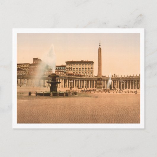 St. Peter's Square, Vaticaanstad Briefkaart (Voorkant)