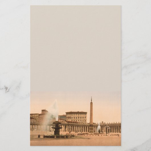 St. Peter's Square, Vaticaanstad Briefpapier (Voorkant)
