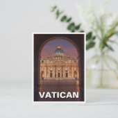 St Peters Vaticaanstad Reizen Briefkaart (Staand voorkant)