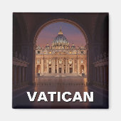 St Peters Vaticaanstad Reizen Magneet (Voorkant)