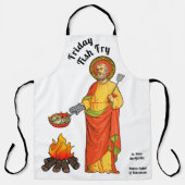 St. Peter's Vrijdag Fish Fry (Plain) Schort (Voorkant)