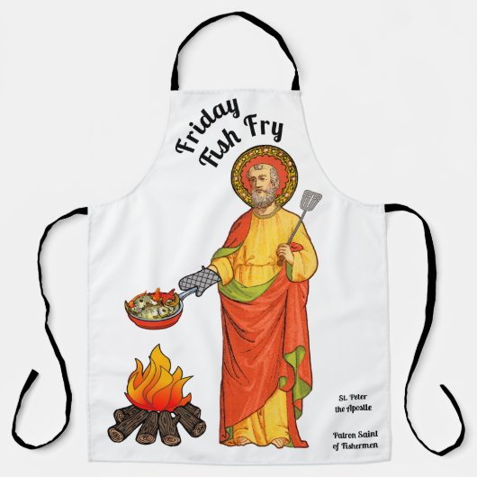 St. Peter's Vrijdag Fish Fry (Plain) Schort (Voorkant)