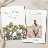St. Petersburg Bruiloft Florida Save the Date Kaart