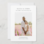 St. Petersburg Bruiloft Florida Save the Date Kaart (Achterkant)