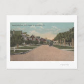 St. Petersburg, FL - Uitzicht van Beach Dr. & 5th  Briefkaart (Voorkant)
