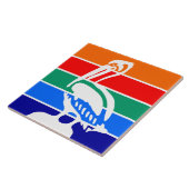 St. Petersburg Flag Tile Tegeltje (Zijkant)