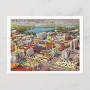 St. Petersburg Florida Air Uitzicht Briefkaart