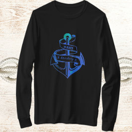 St. Petersburg Florida Blue Kedge Anchor T-Shirt