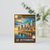 St. Petersburg, Florida |  BRIEFKAART (Staand voorkant)