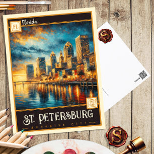 St. Petersburg, Florida    BRIEFKAART