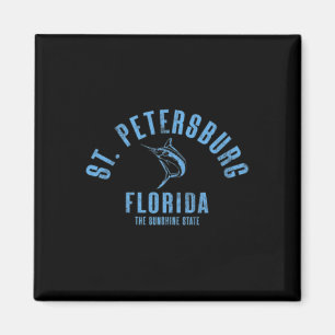 St. Petersburg Florida Fl Retro Vintage Strand Voo Magneet