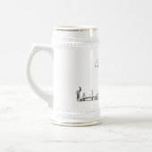 St. Petersburg Florida Gepersonaliseerde Gift Bierpul (Links)