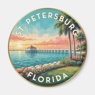 St Petersburg Florida Golf Reis Magneet