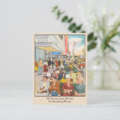 St Petersburg Florida Green Benches Briefkaart (Staand voorkant)