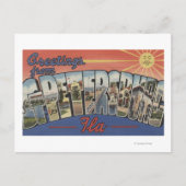 St. Petersburg, Florida - Grote letterscènes 3 Briefkaart (Voorkant)