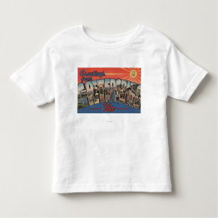 St. Petersburg, Florida - Grote letterscènes 4 Kinder Shirts