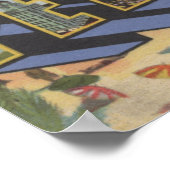 St. Petersburg, Florida - Grote letterscènes Poster (Hoek)