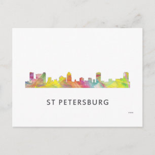 ST PETERSBURG FLORIDA SKYLINE WB1 - BRIEFKAART