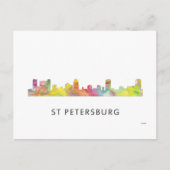 ST PETERSBURG FLORIDA SKYLINE WB1 - BRIEFKAART (Voorkant)
