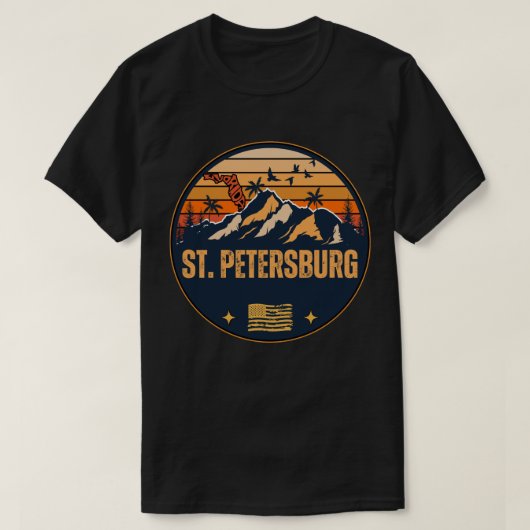 St. Petersburg, Florida  T-shirt (Design voorkant)