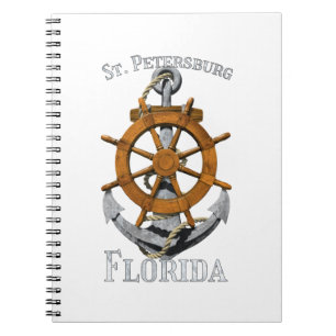 St. Petersburg Florida Vacation Nautical Anchor Sa Notitieboek