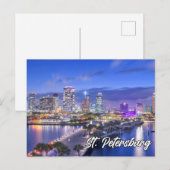 St. Petersburg, Florida, Verenigde Staten Briefkaart (Voorkant / Achterkant)