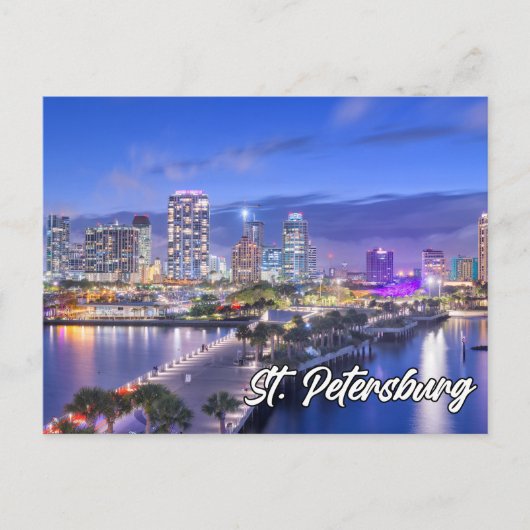 St. Petersburg, Florida, Verenigde Staten Briefkaart (Voorkant)