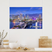 St. Petersburg, Florida, Verenigde Staten Poster (Keuken)