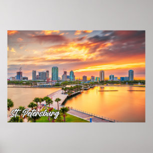 St. Petersburg, Florida, Verenigde Staten Poster