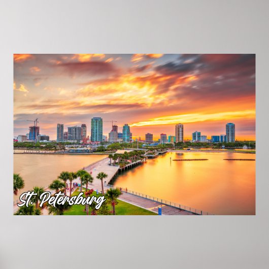 St. Petersburg, Florida, Verenigde Staten Poster (Voorkant)