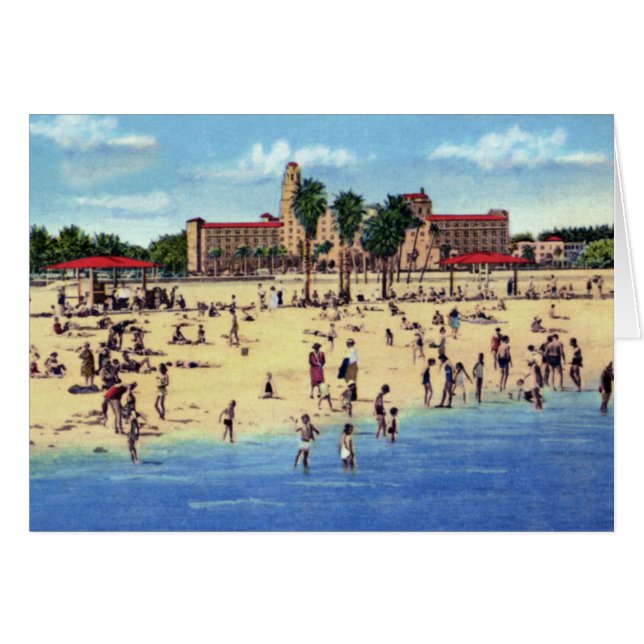 St. Petersburg Florida Vinoy Park Hotel Beach (Voorkant Horizontaal)