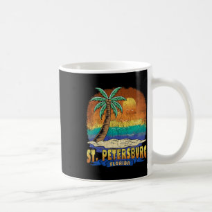 St. Petersburg Florida Vintage in nood souvenir Koffiemok