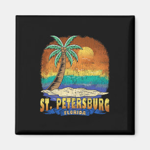 St. Petersburg Florida Vintage in nood souvenir Magneet