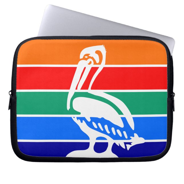St. Petersburg, Florida Vlag Laptop Sleeve (Voorkant)