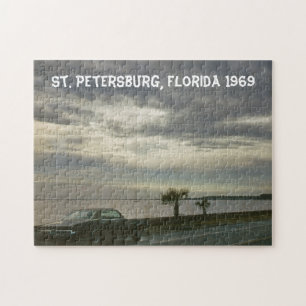 St. Petersburg Florida Zonsondergang 10x14 Foto Pu Legpuzzel