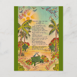 St. Petersburg Gedicht Briefkaart