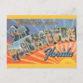 St Petersburg Groet Briefkaart (Voorkant)