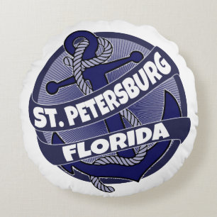 St. Petersburg: het anker van Florida rond de kuss Kussen