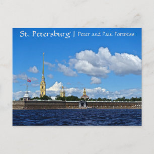 St. Petersburg, Peter en Paul Fortress Briefkaart