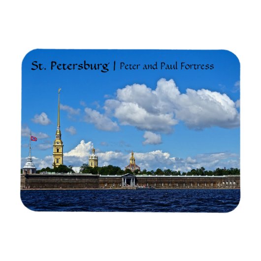 St. Petersburg, Peter en Paul Fortress Magneet (Horizontaal)
