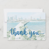 St. Petersburg Pier Dank u kaarten (Voorkant)