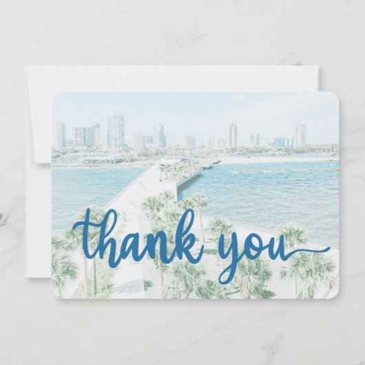 St. Petersburg Pier Dank u kaarten (Voorkant)