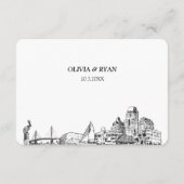 St. Petersburg Traditionele RSVP Maaltijden Opties Informatiekaartje (Achterkant)