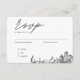 St. Petersburg Traditionele RSVP Maaltijden Opties Informatiekaartje